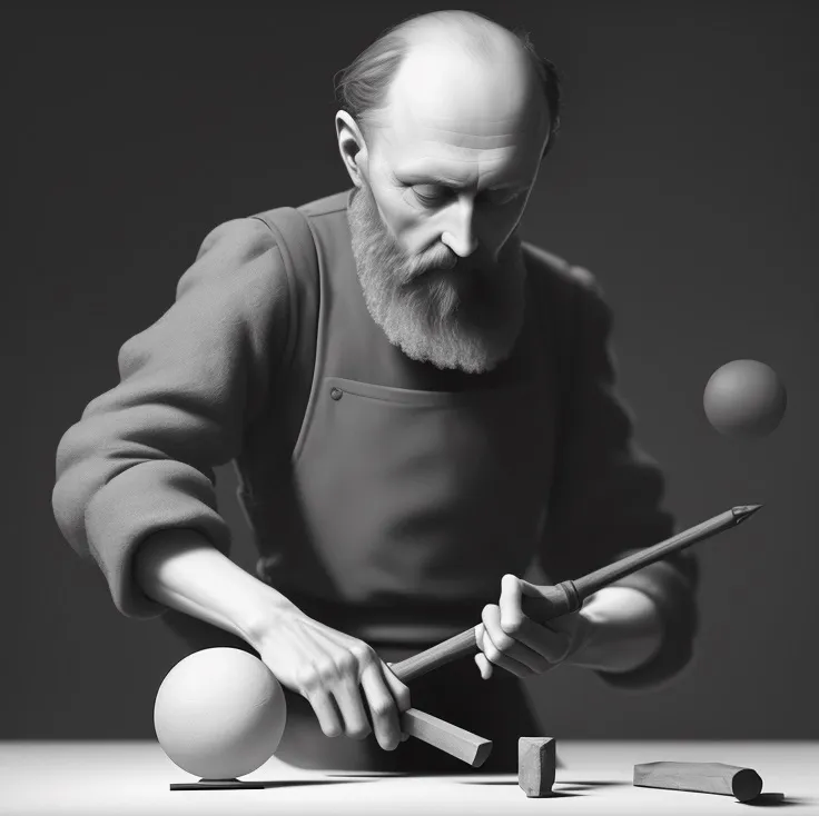 Mikhail Bakhtin sculpting the logosphere with a chisel